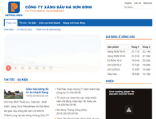 Tablet Screenshot of hasonbinh.petrolimex.com.vn